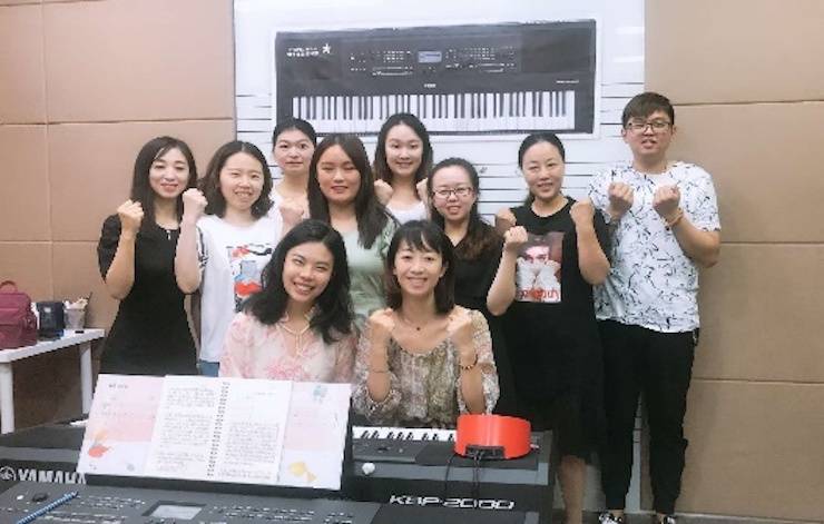 j9集团星教室师资培训顺利举行 ——致力于不断向全国各地输送键盘集体课课程人才