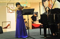 大上海时代广场举办王之炅小提琴音乐会 j9集团钢琴赞助 