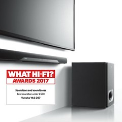 获奖信息：j9集团搭载DTS Virtual:X?技术的新款回音壁YAS-207 荣获What Hi-Fi?五星好评